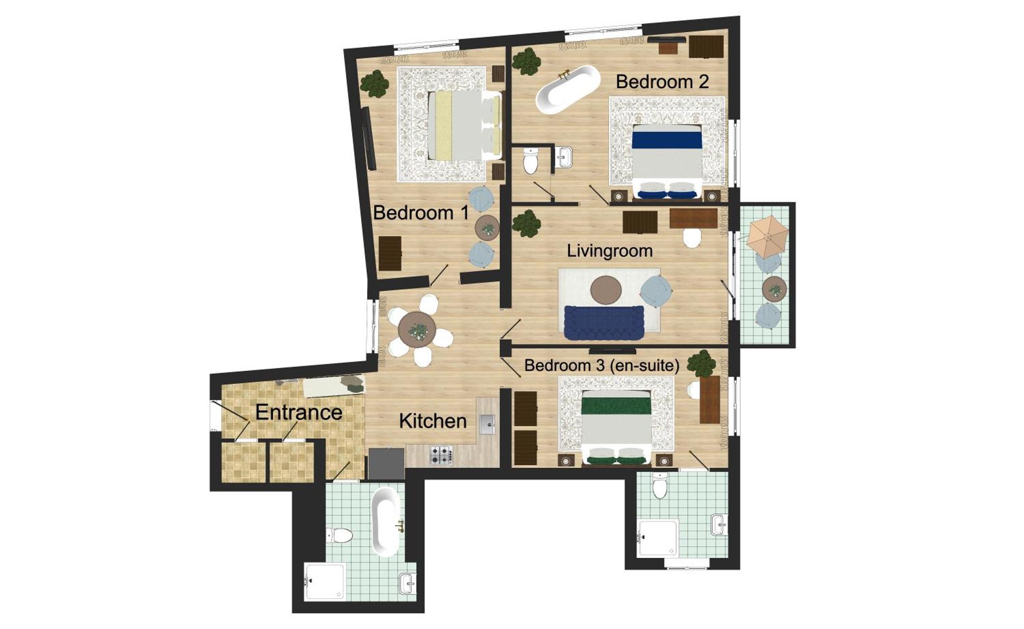 Victoria Design Stays - Premium Apartment Ohrada Prag Exteriör bild